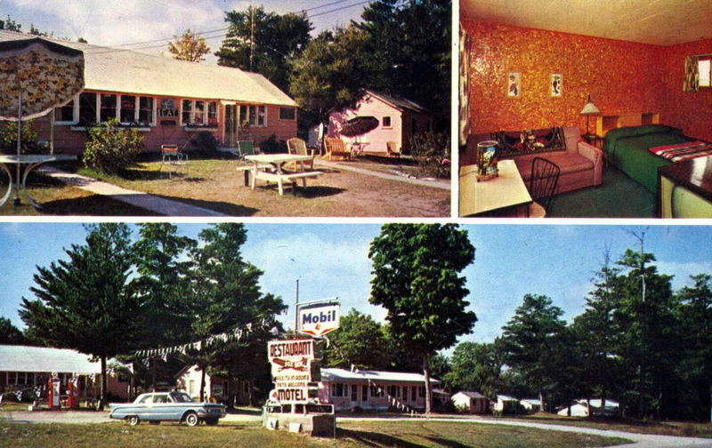 Fox Den Restaurant & Motel - Vintage Postcard